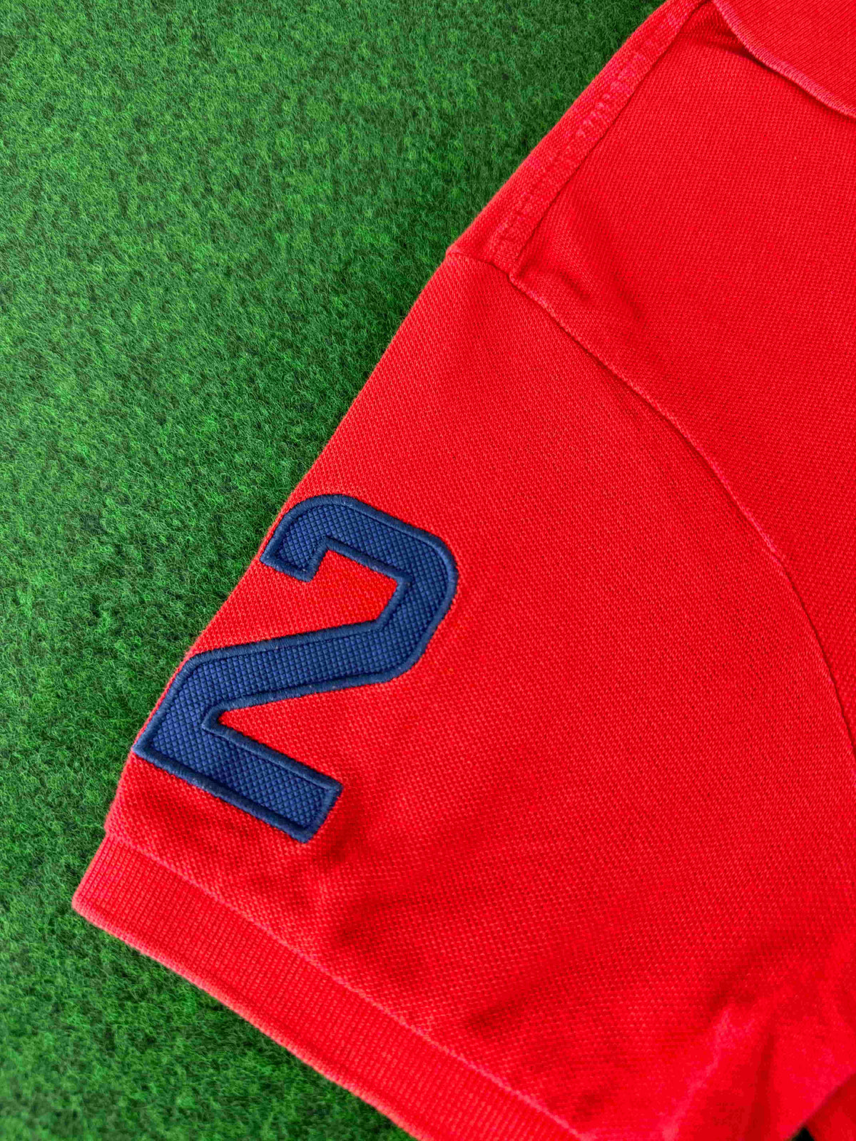 Polo Ralph Lauren Big Pony Poloshirt Vintage Größe M – Etikett und Zustand