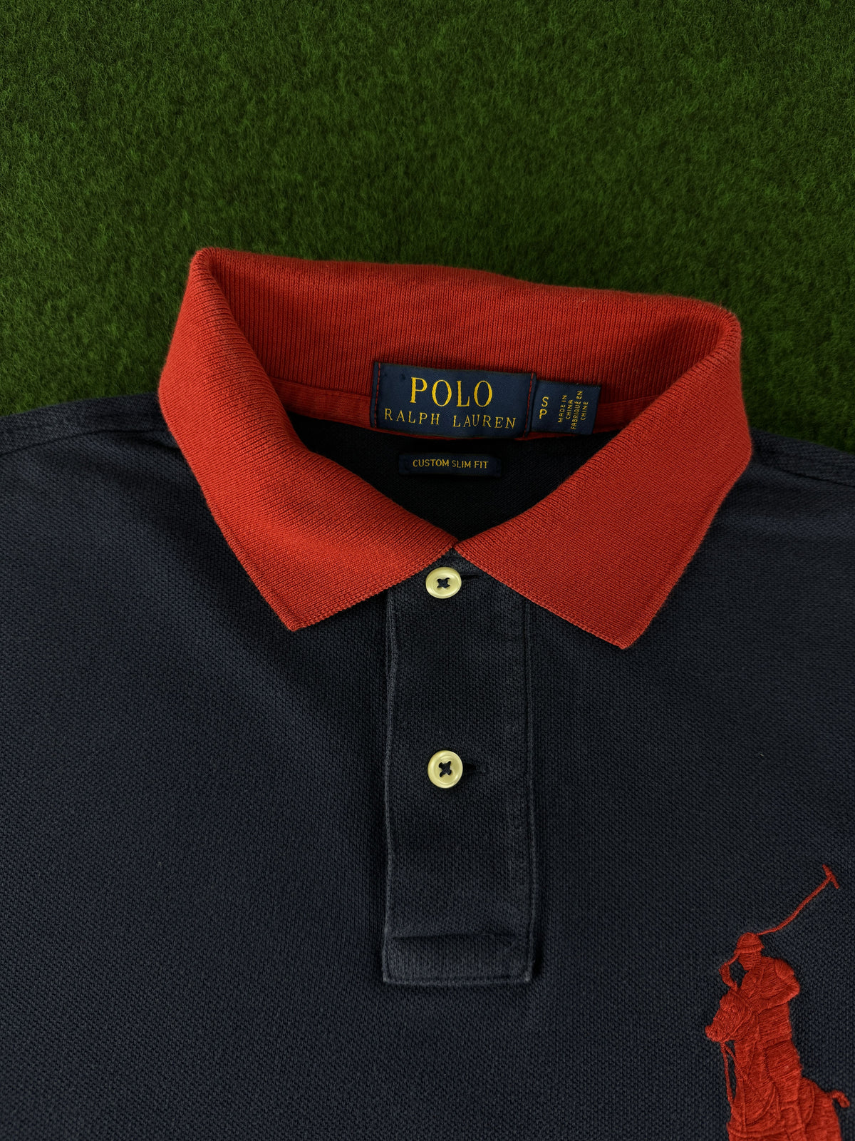 Polo Ralph Lauren Poloshirt Vintage Größe S – Etikett und Zustand