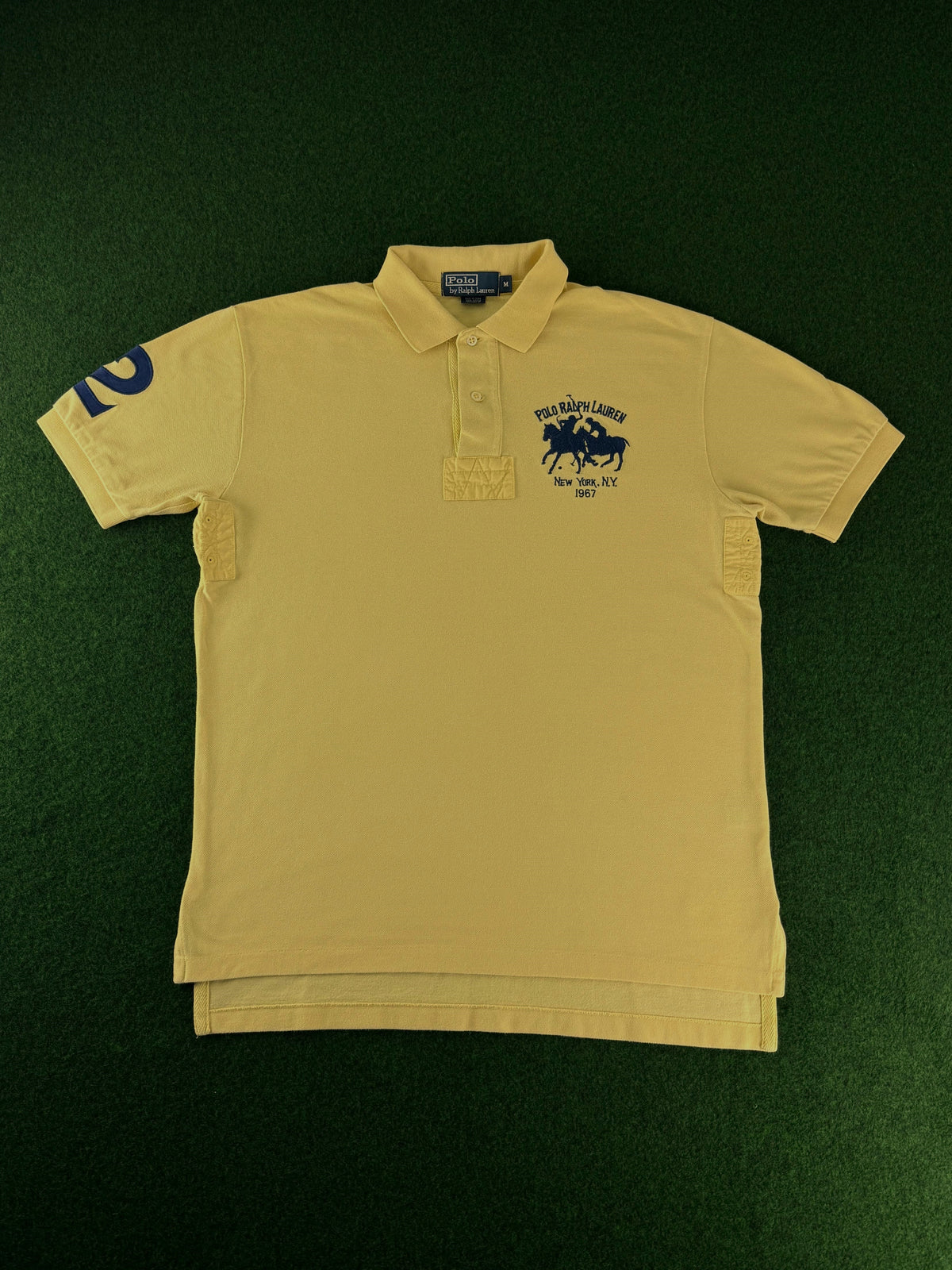 Polo Ralph Lauren Poloshirt Vintage Herren Größe M – Vorderansicht