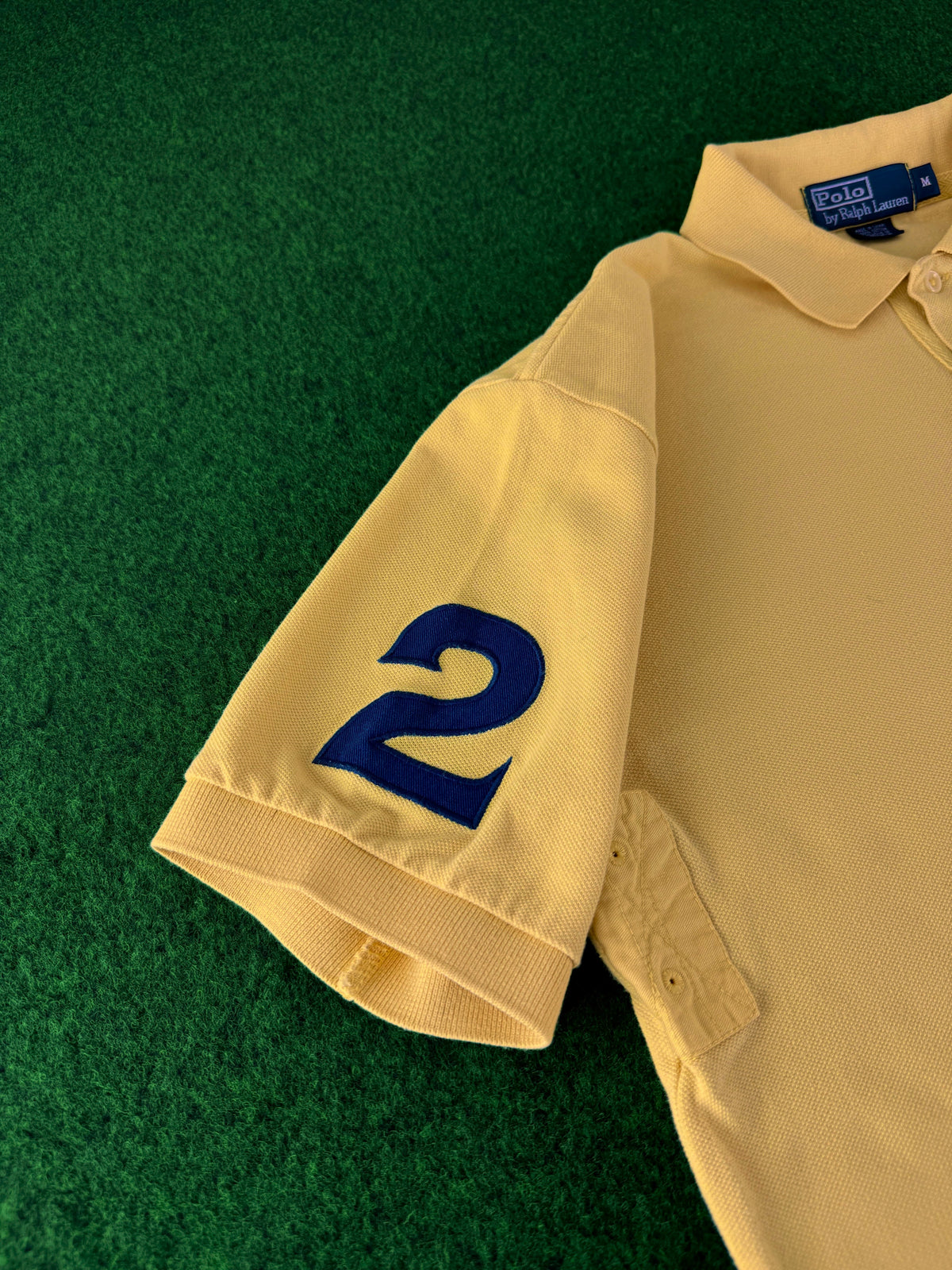 Polo Ralph Lauren Poloshirt Vintage Größe M – Etikett und Zustand